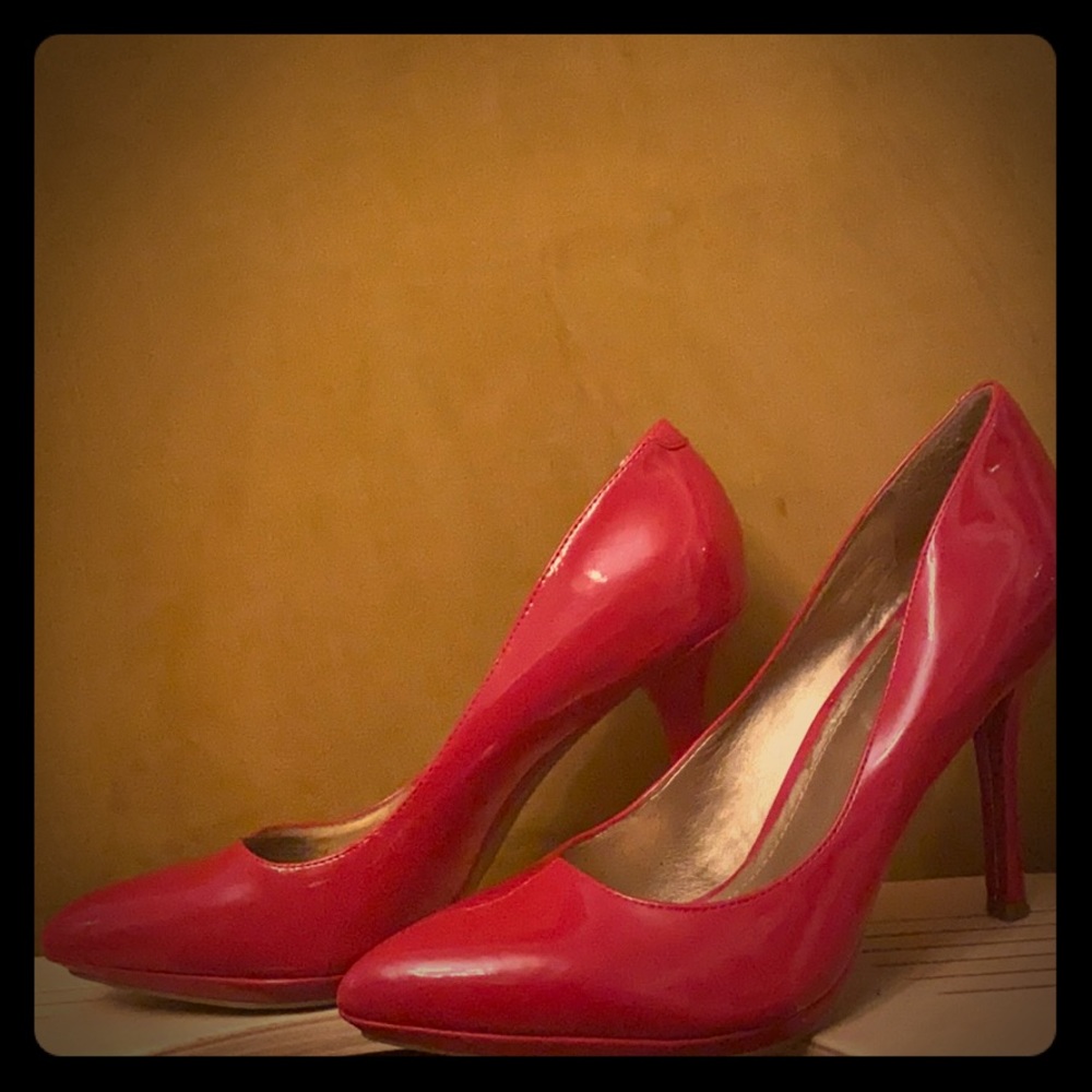 Red Patent Leather BCBG Pumps